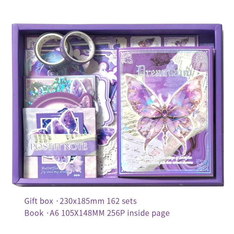 165 Pcs Vintage Handbook Gift Boxes