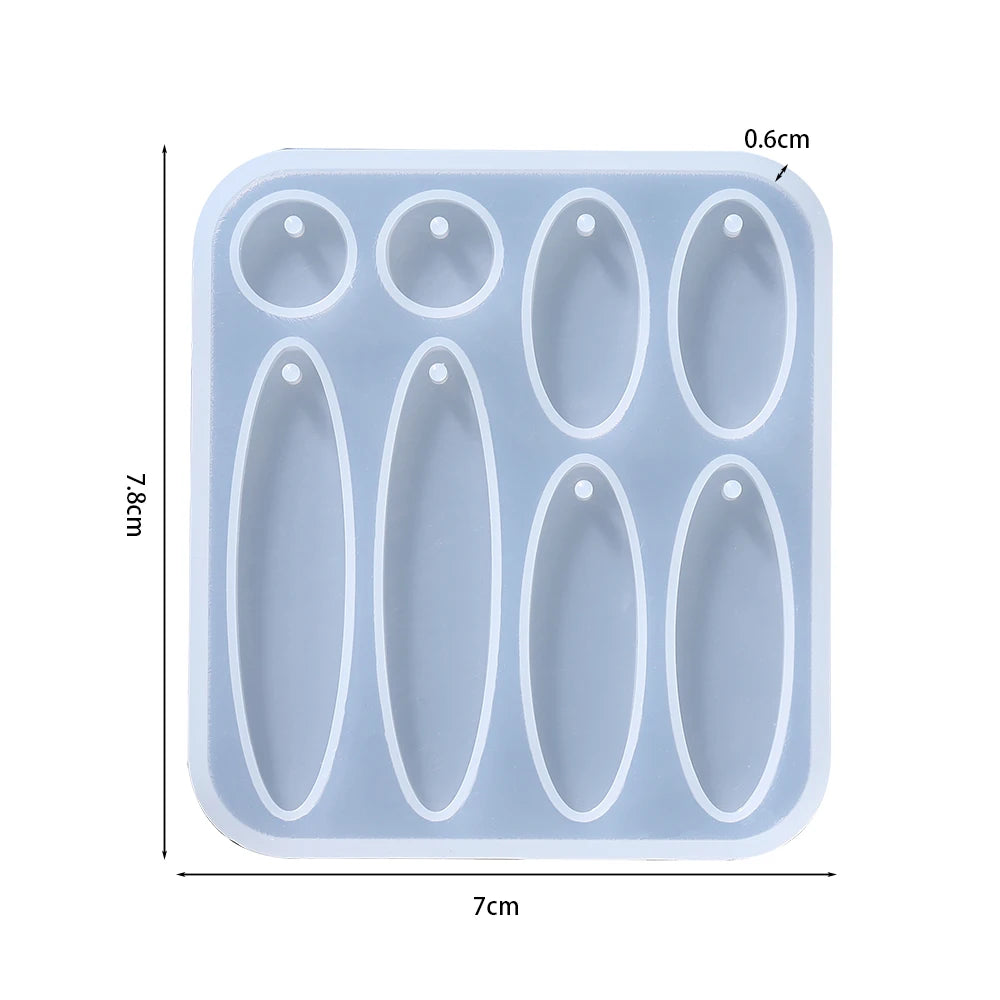 Geometric Silicone Mold for Earrings & Pendants