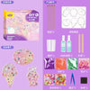 Kids DIY Crystal Glue Keychain Craft Kit – Fun Art Set for Kids, Birthday Gift