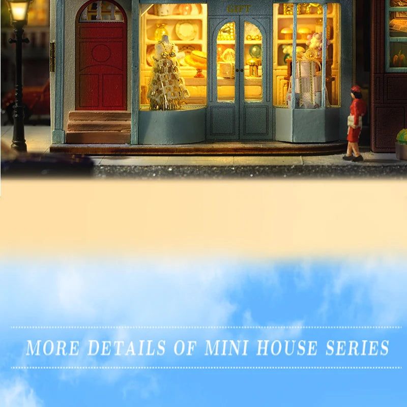 DIY Mini Wooden Dollhouse Kit