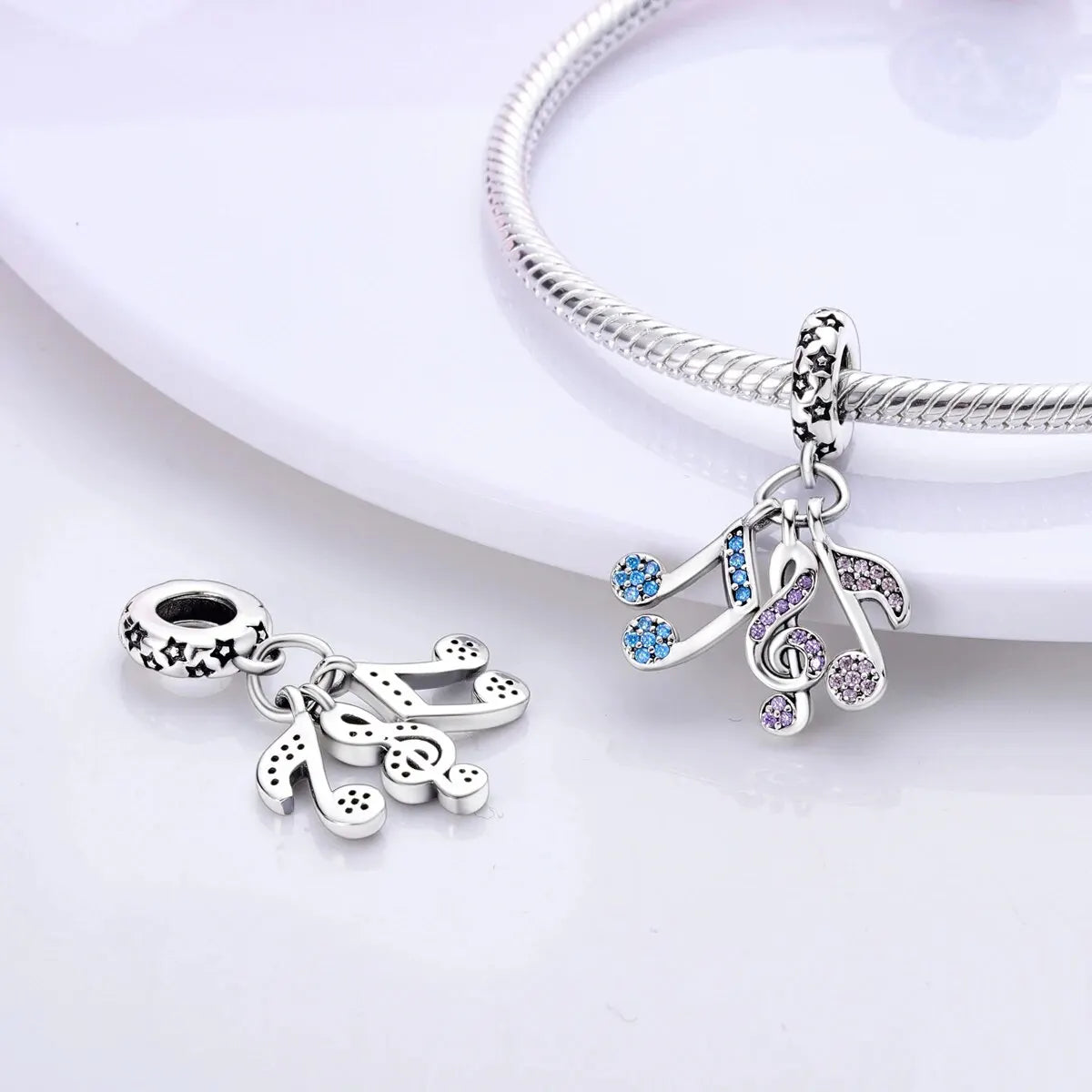 MULA 1PC Silver Plated Charms