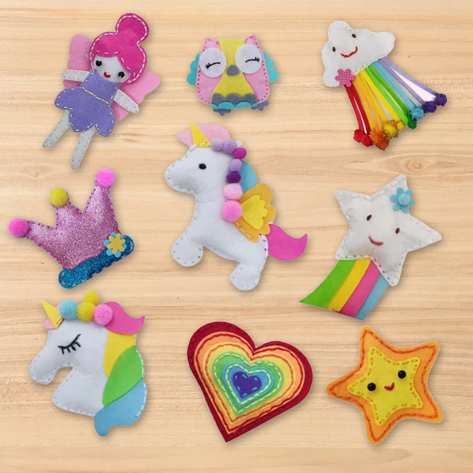 5/9Pcs Kids DIY Sewing Kit