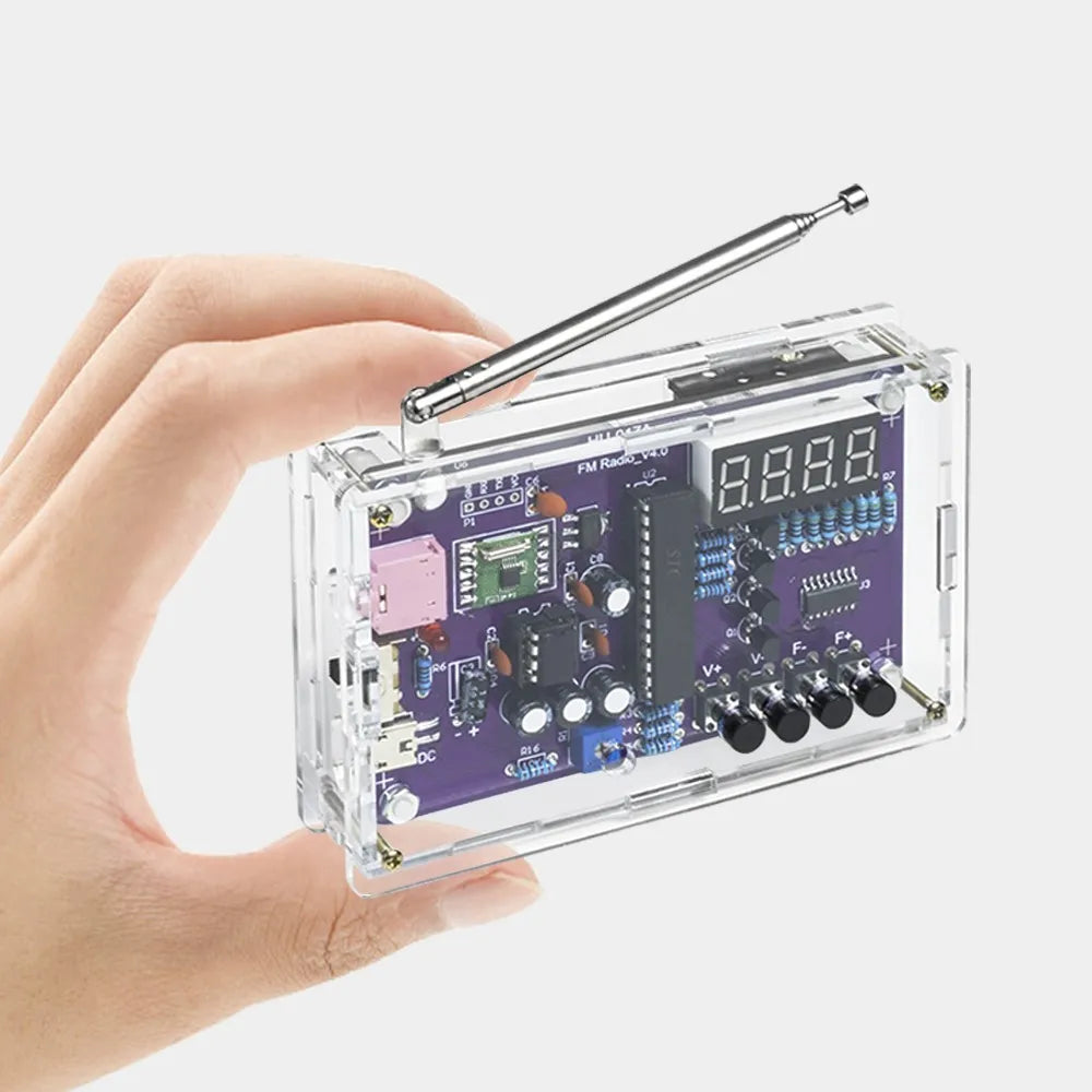 DIY FM Radio Kit with Digital Display (87–108MHz)