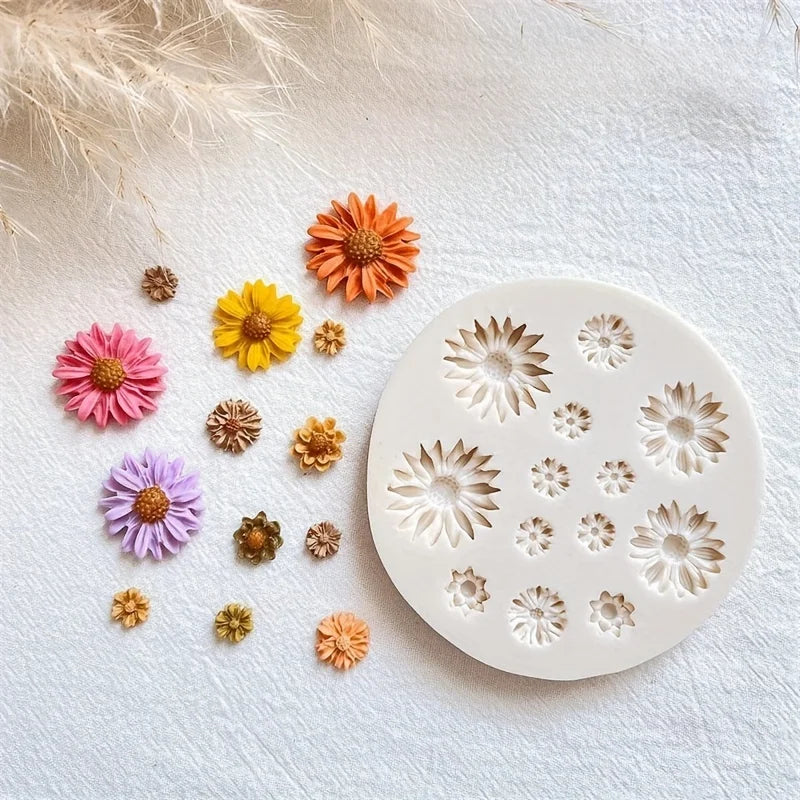 1pc 3D Flower Silicone Mold