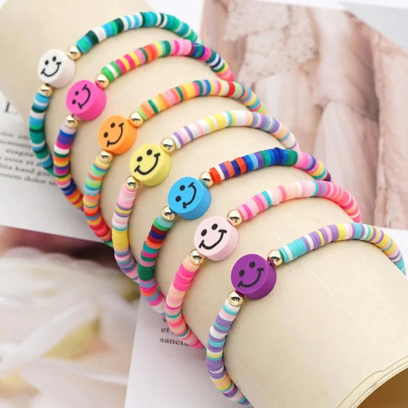 30pcs 10mm Heart-Shaped Fruit Polymer Clay Beads