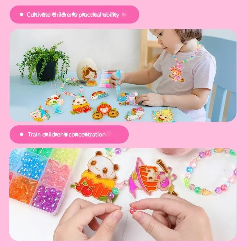 Children DIY Crystal Glue Painting Set