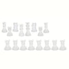 16pcs/7pcs 3D Silicone Chess Molds – Checkerboard Resin Mold for DIY Crafts & Handmade Chess Sets