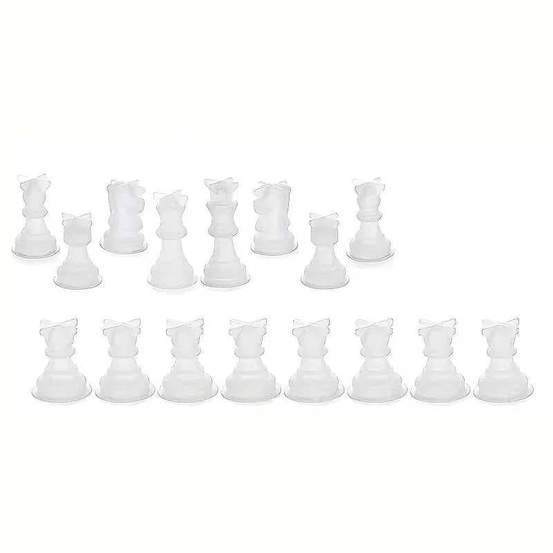 16pcs/7pcs 3D Silicone Chess Molds
