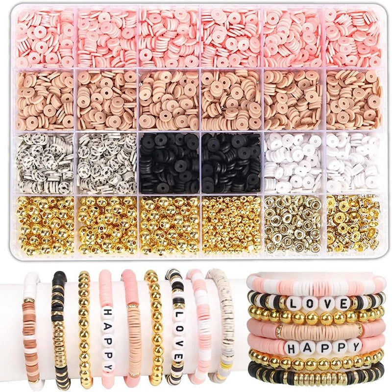 DIY Clay Beads Bracelet Making Kit
