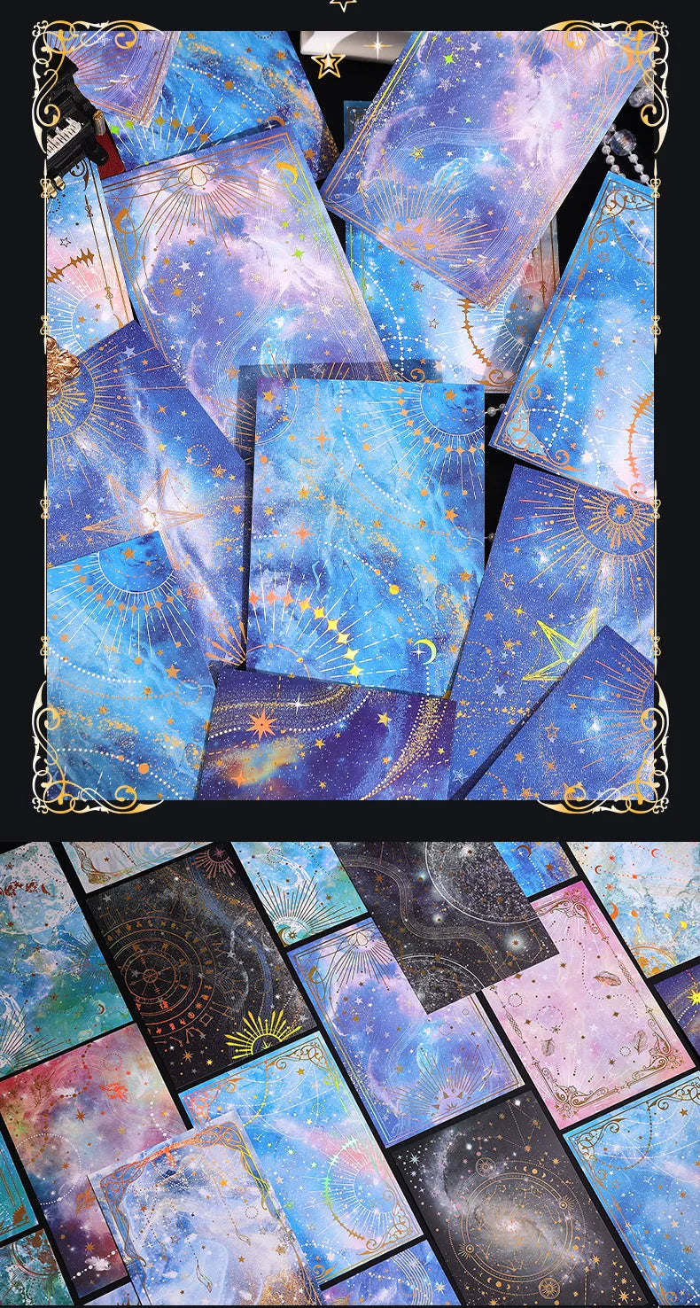 15pcs Dreamy Sky Theme Craft Paper Set