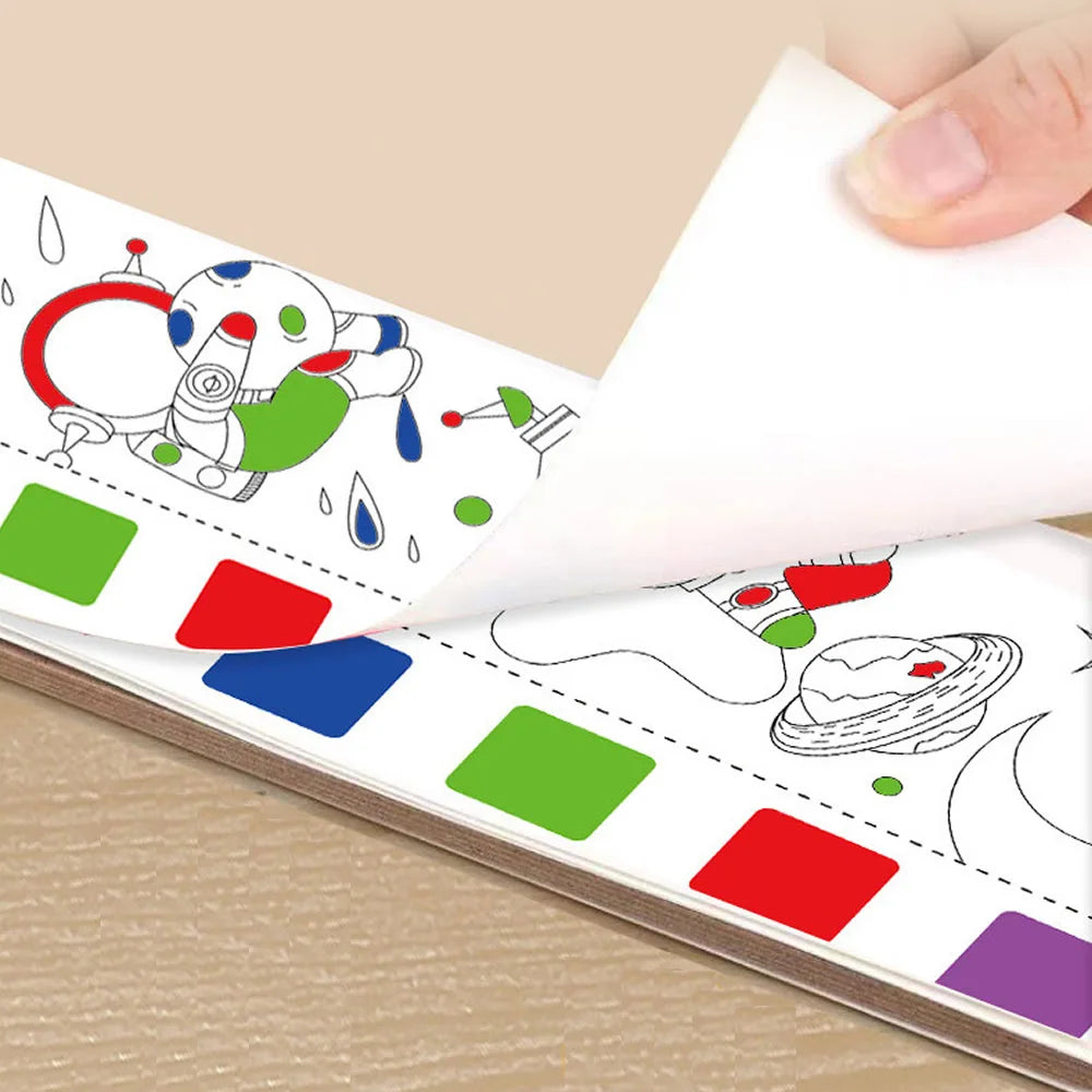 12 Sheets Portable Watercolor Painting Book