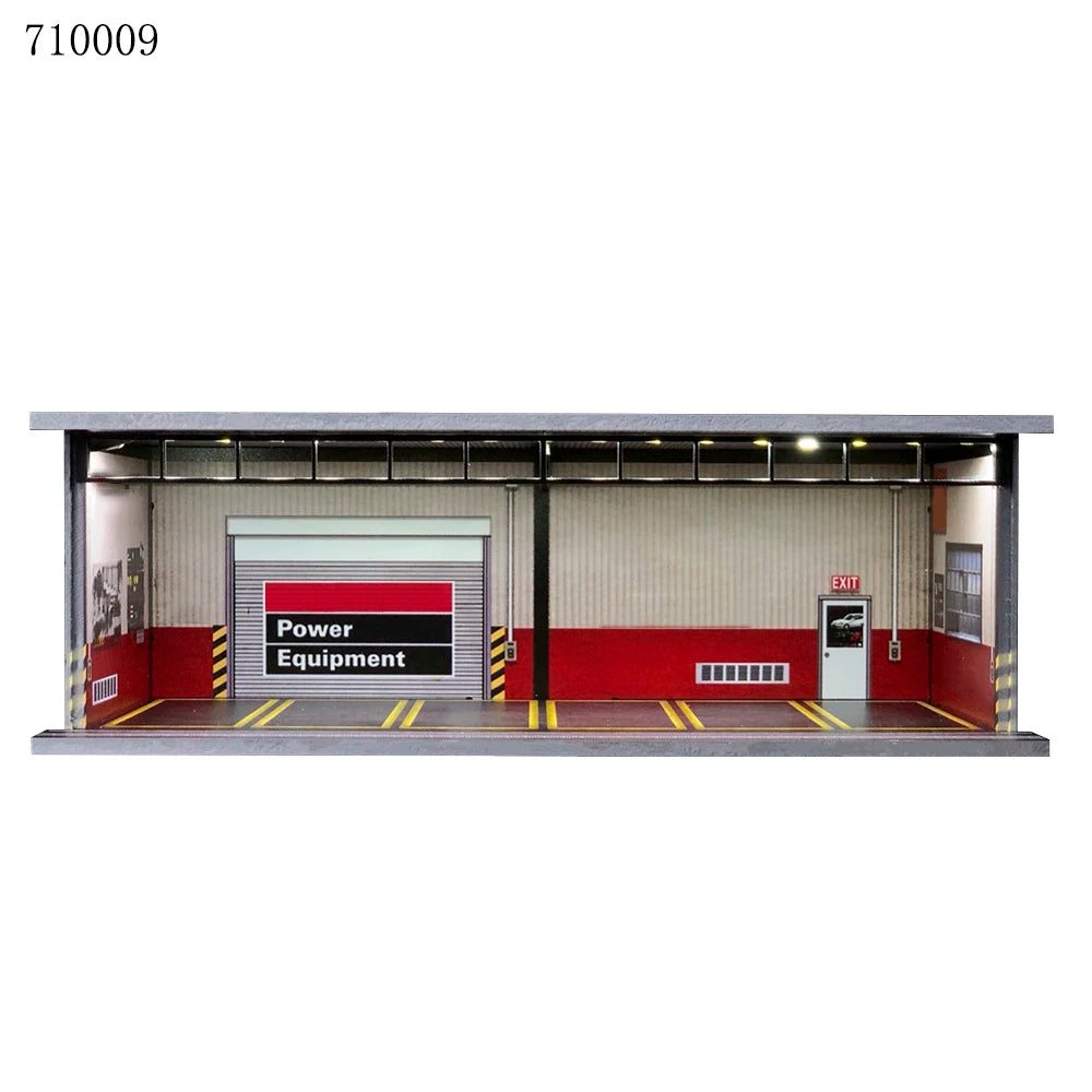 1:64 Scale Diorama Car Garage Model