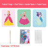 Puzzle Puncture Painting Card Set for Kids