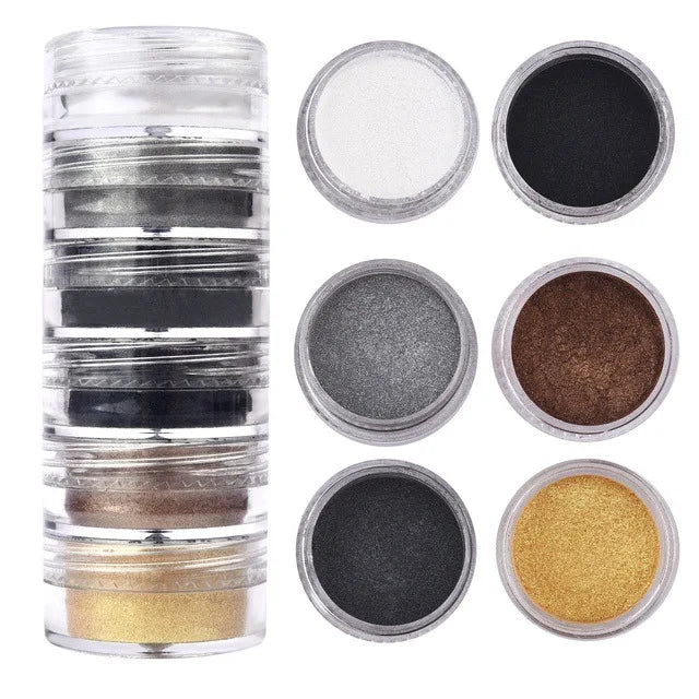 6-Color Mica Powder Set