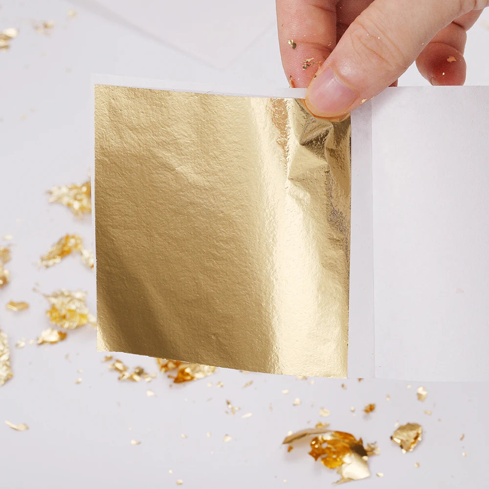 100–200 Sheets Imitation Gold Foil Paper