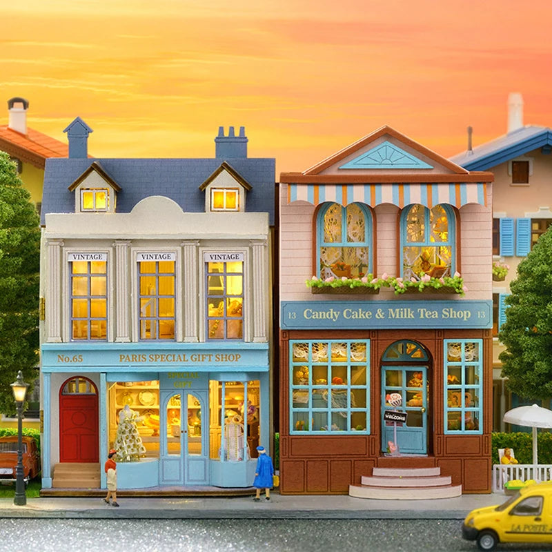 DIY Mini Wooden Dollhouse Kit