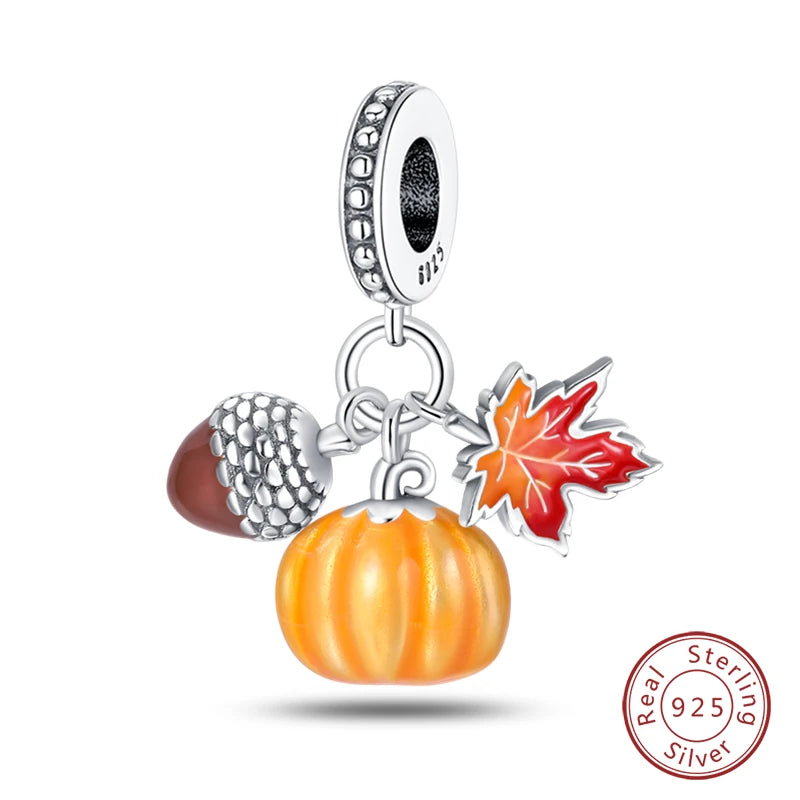 S925 Silver Luminous Firefly & Star Charms (3mm)