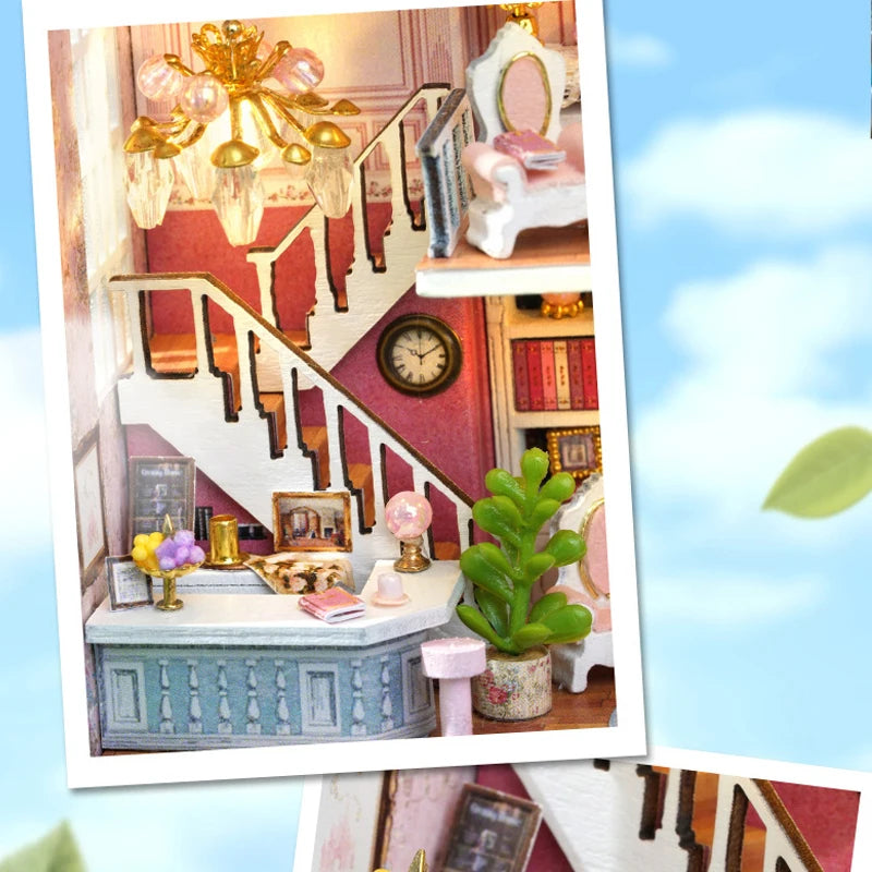 DIY Mini Wooden Dollhouse Kit