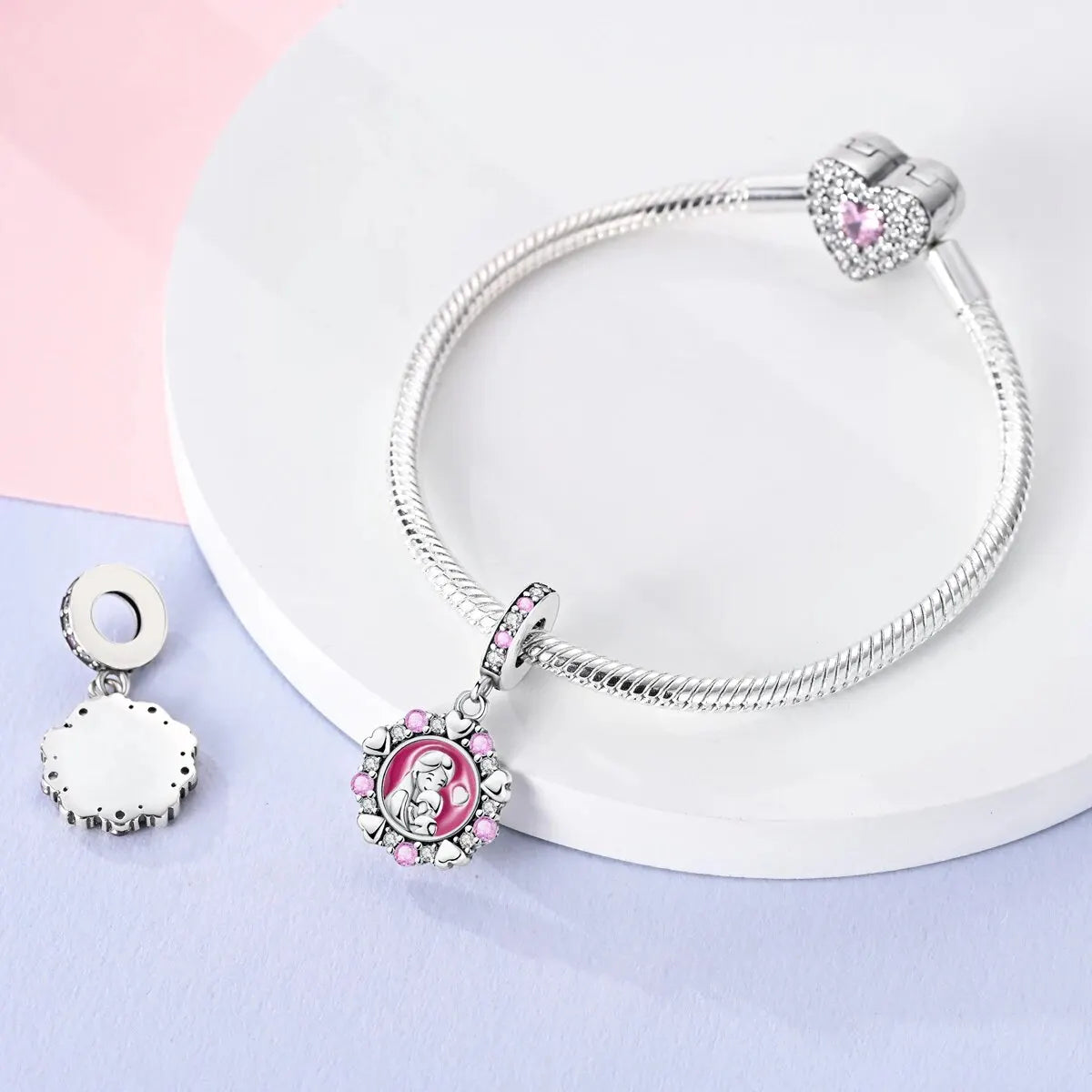 MULA 1PC Silver Plated Charms