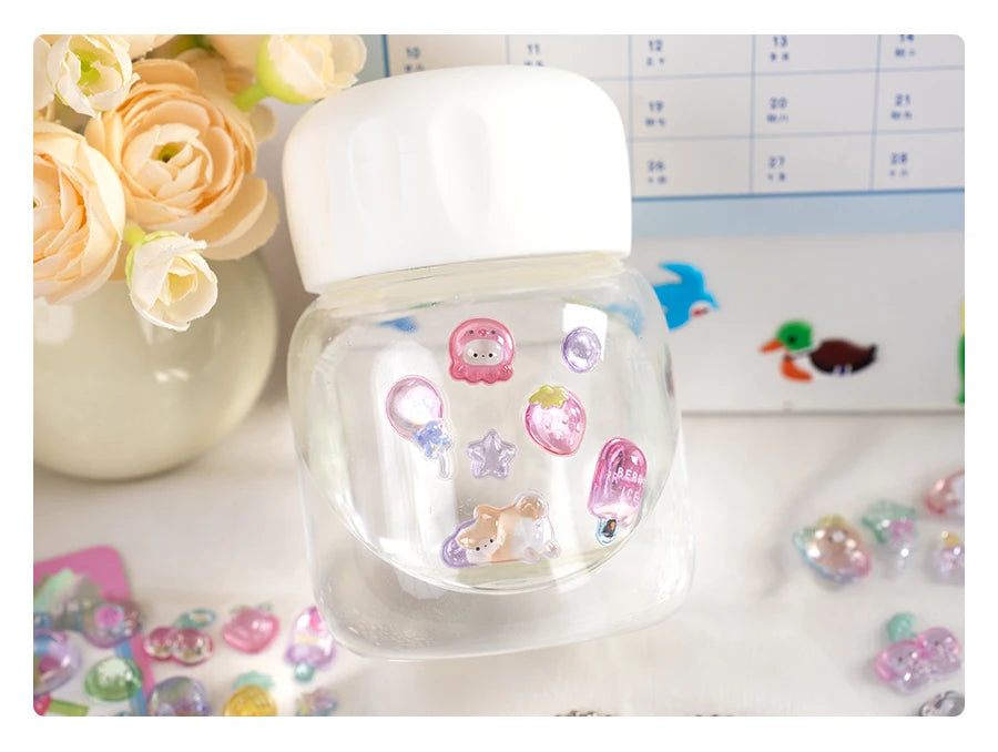 Sweet Fruit & Ice Cream 3D Relief Stickers