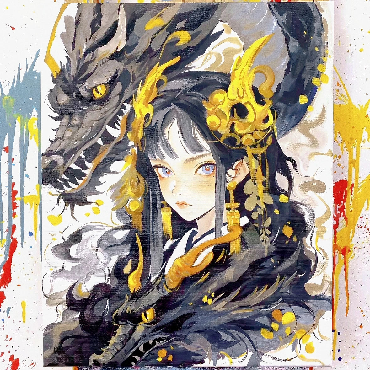 60ml Metallic Acrylic Paint Pigments