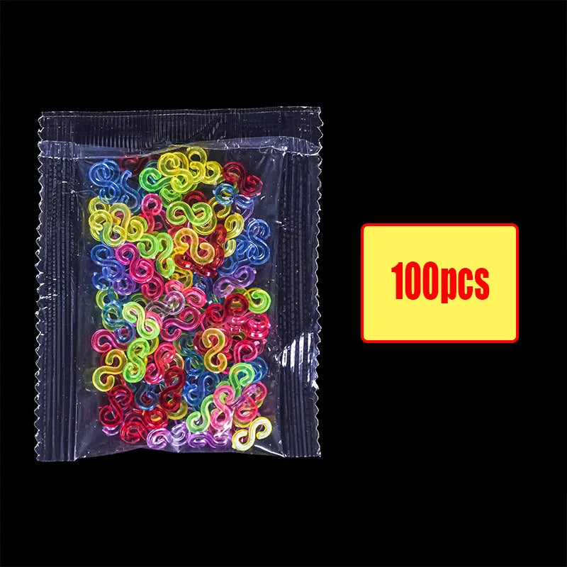 600pcs Glow in the Dark Loom Bands