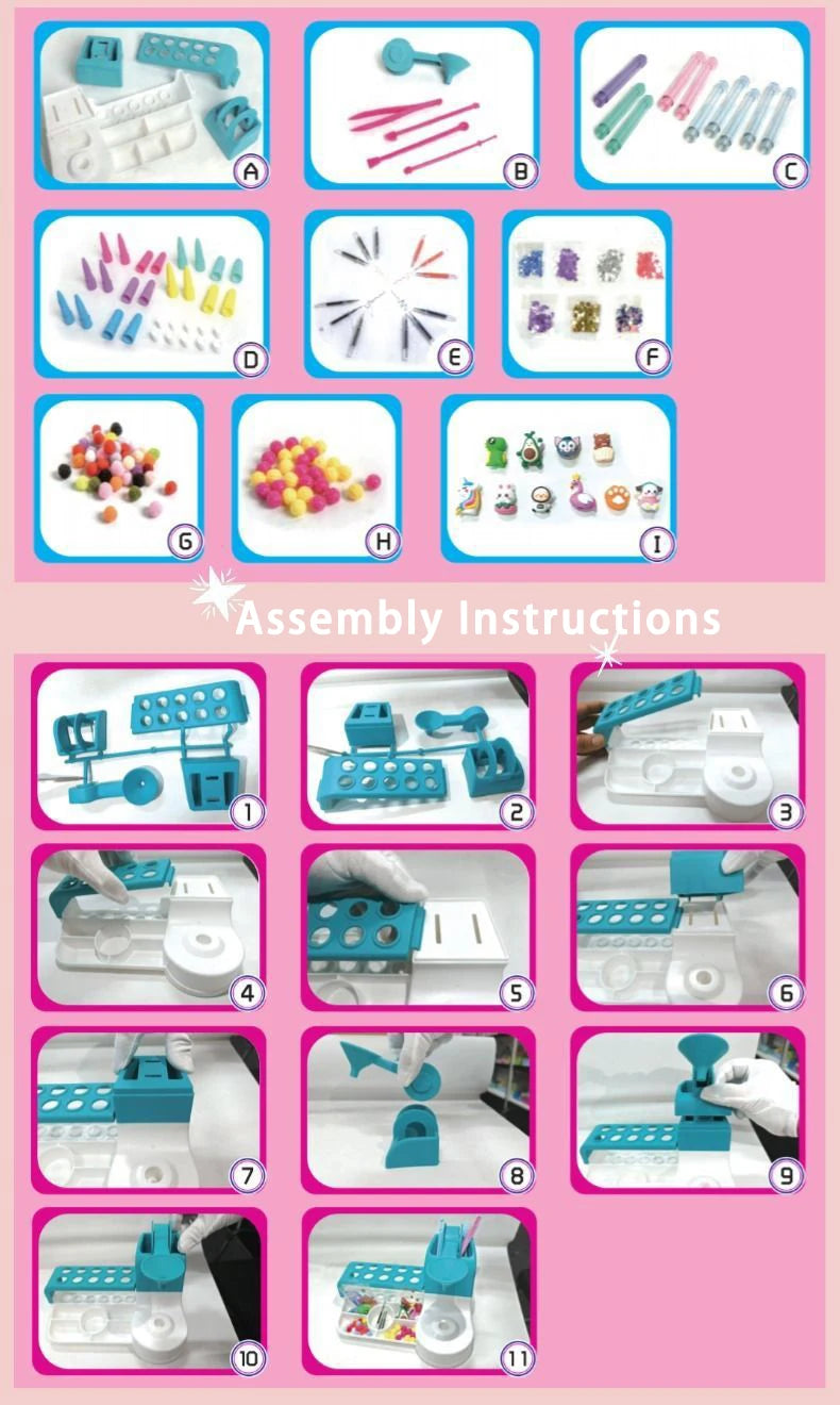 Magic Sand Pen DIY Craft Set for Kids
