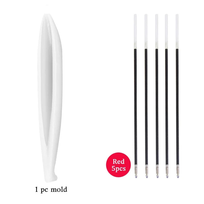 Transparent Pen Silicone Mold Set