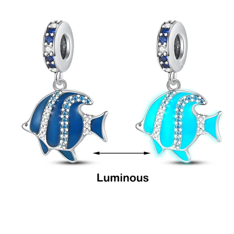 Chameleon, Luminous Firefly & Butterfly Charms
