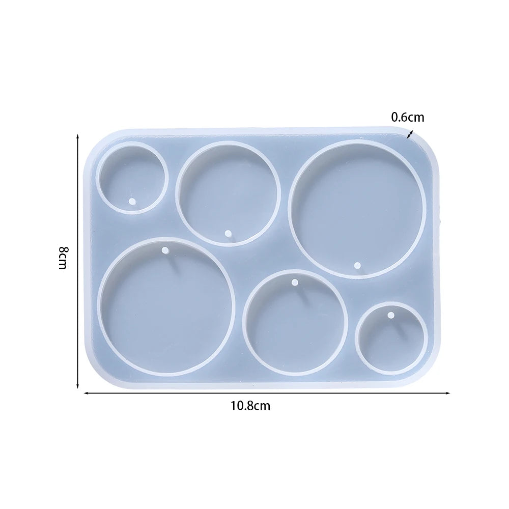 Geometric Silicone Mold for Earrings & Pendants