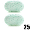 2pcs x 50g Soft Chenille Velvet Yarn – Thick Plush Knitting Wool for DIY Scarves, Hats, Blankets & Craft Projects