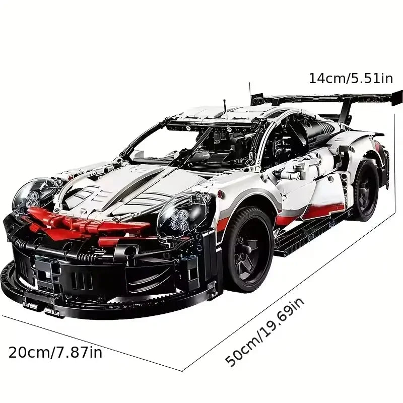 1580PCS Remote Control Racing Car Building Kit