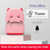 Custom Cartoon Baby Name Stamp Kit – Reusable Waterproof Ink Seal for Clothes & School Bags