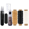 KRABALL Leather Craft Tool Kit – Professional Hand Sewing, Punching & Carving Set for DIY Leather Repair