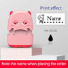 Custom Cartoon Baby Name Stamp Kit – Reusable Waterproof Ink Seal for Clothes & School Bags