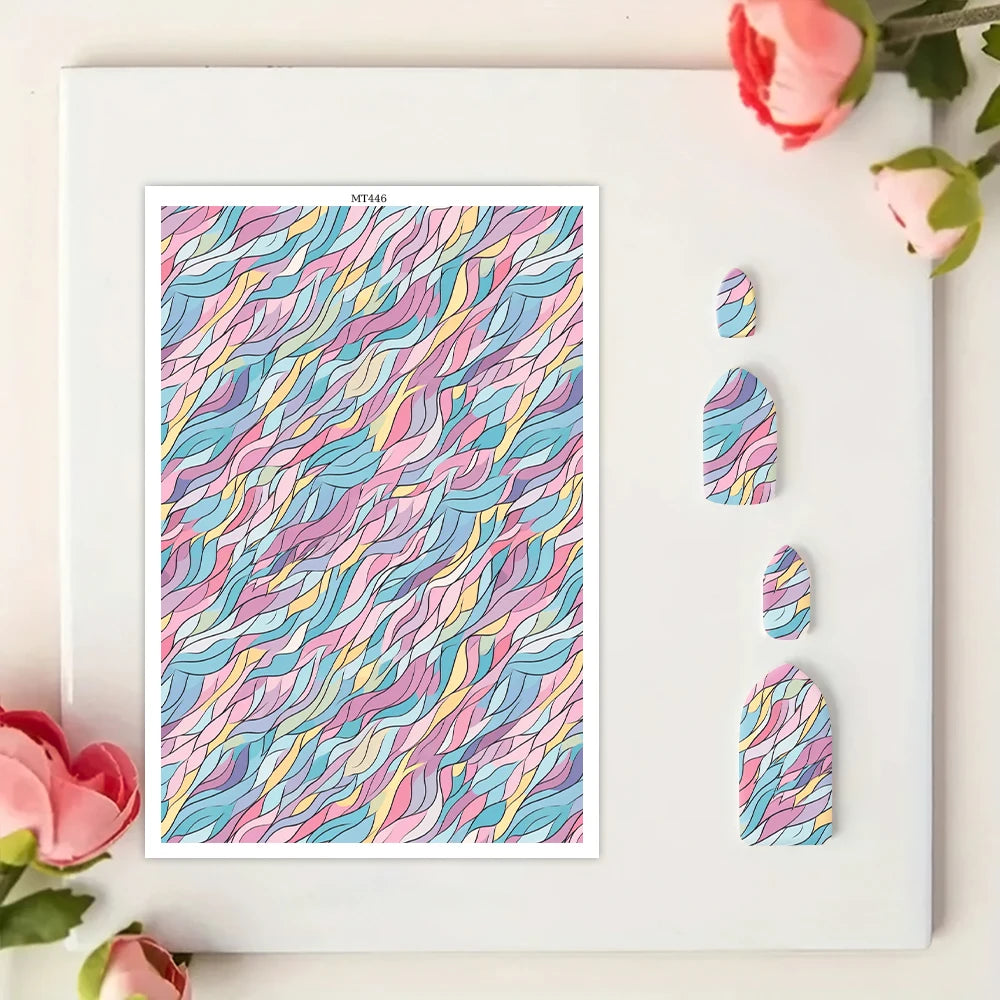 Watercolor Transfer Paper Stickers