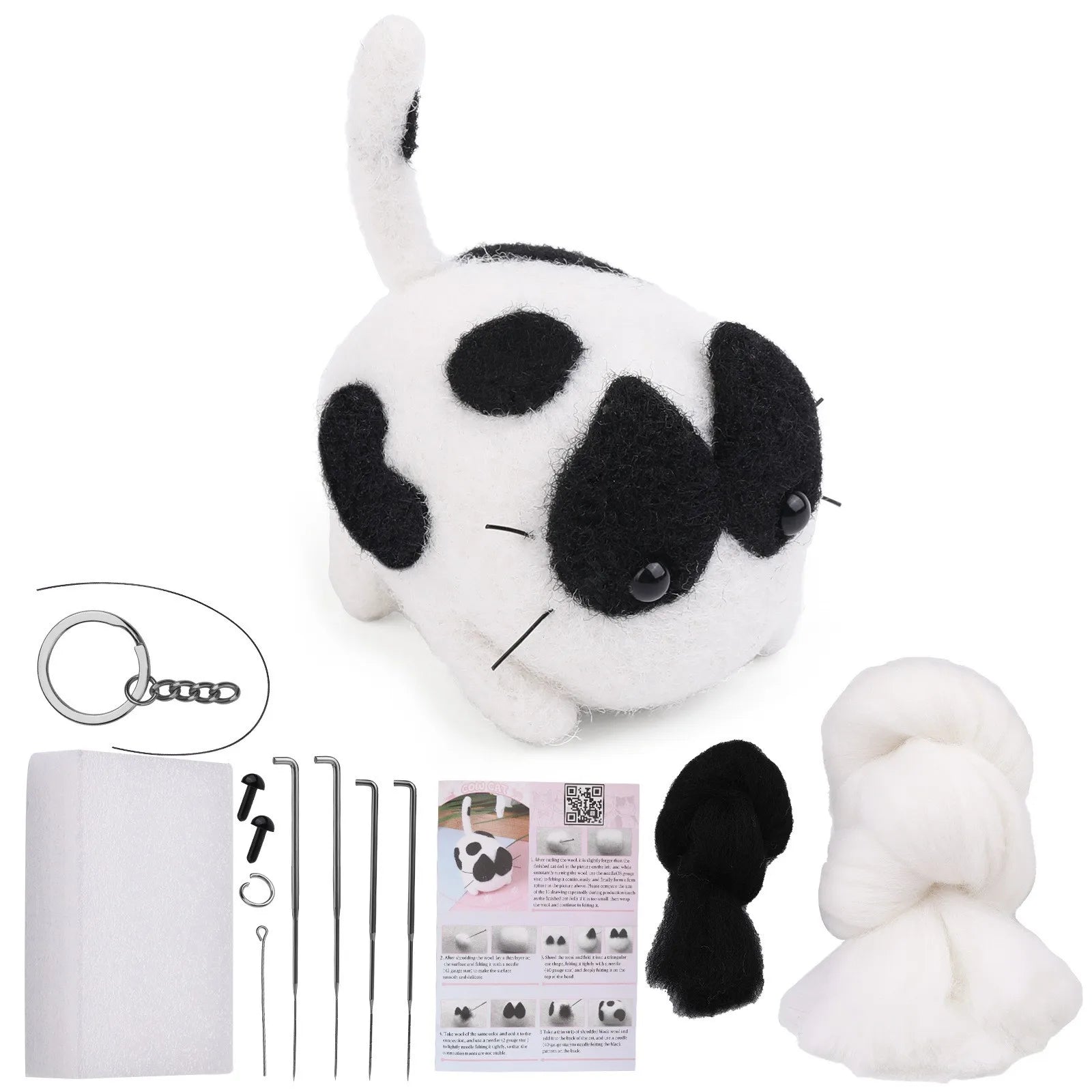 Dog & Cat Wool Needle Felting Kit