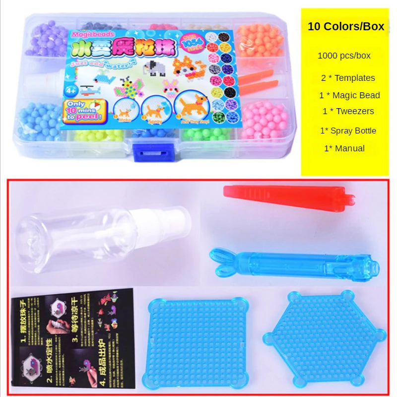 1000pcs Water Spray Magic Beads Craft Kit