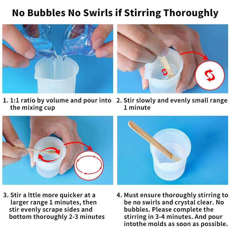 1:1 Crystal Clear Epoxy Resin Kit