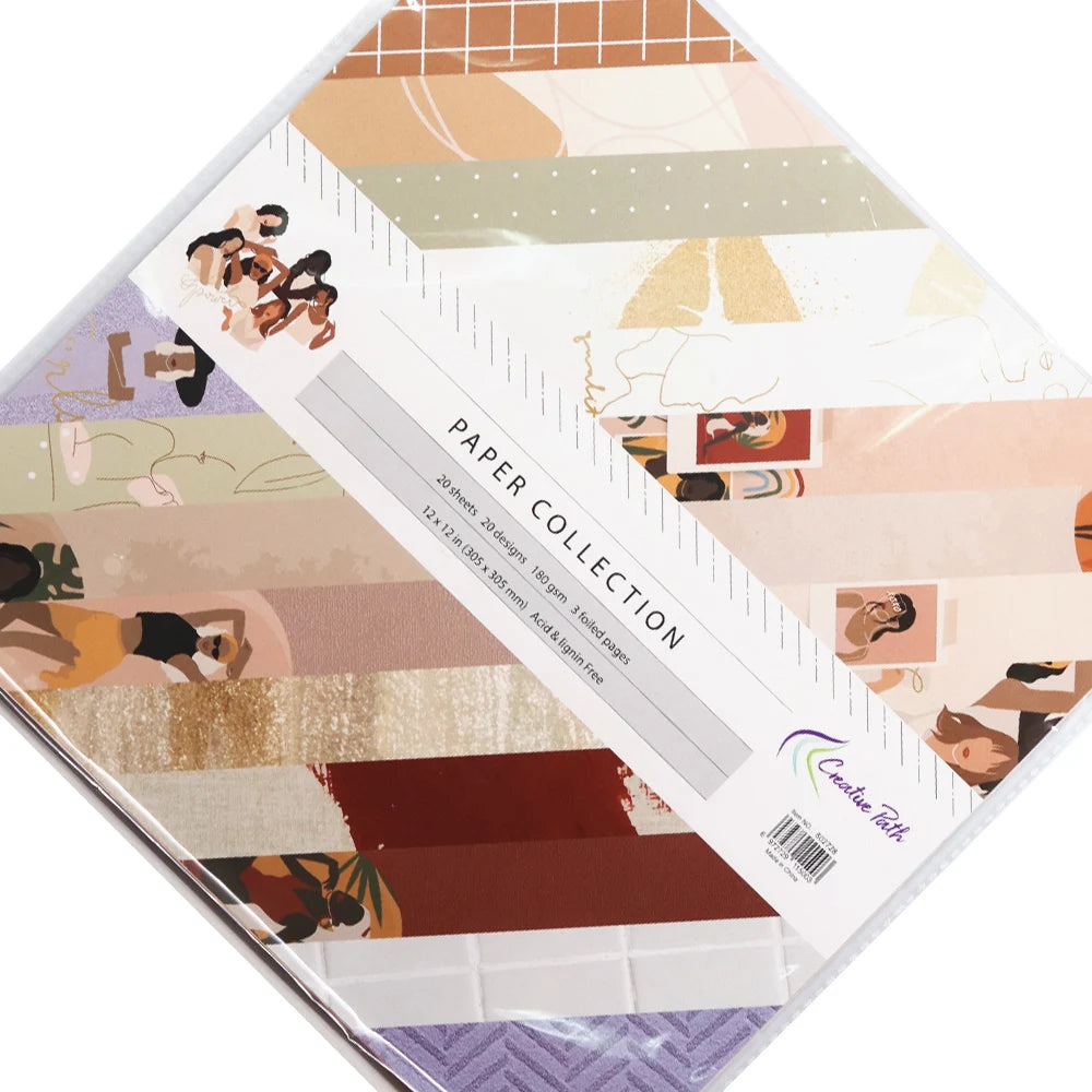 Creative Path 12-Inch Scrapbooking Paper Pack (20 Sheets)