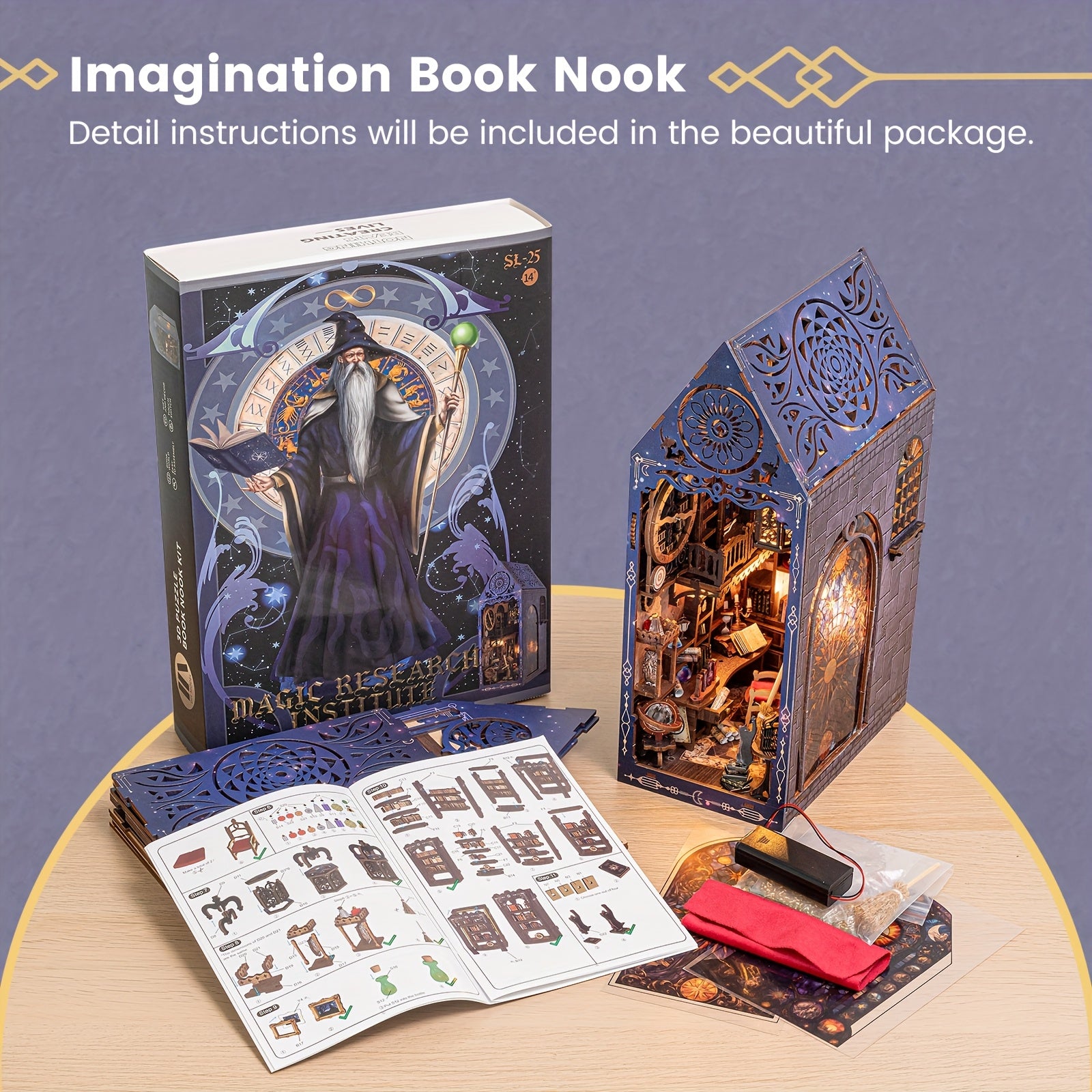 DIY Book Nook Kit for Adults & Teens